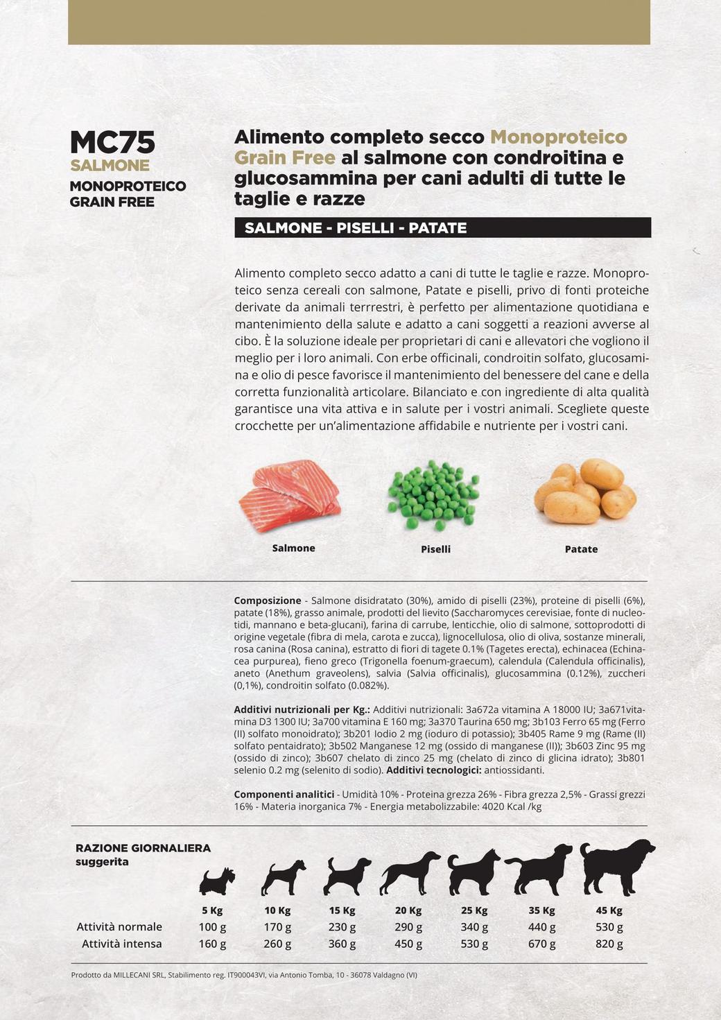 MC75 Salmone Grain Free - Scheda 2