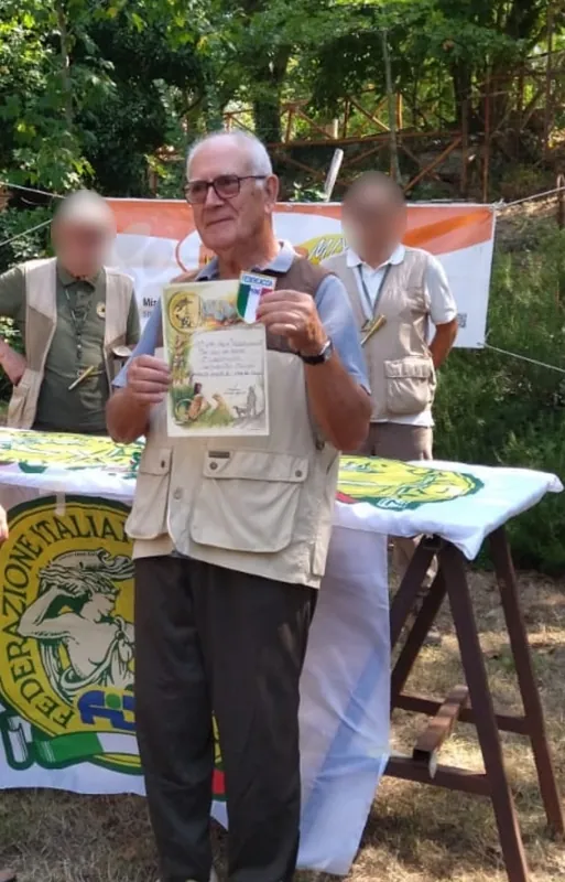 Giuseppe con il suo cane – Giuseppe e Lindo campioni!